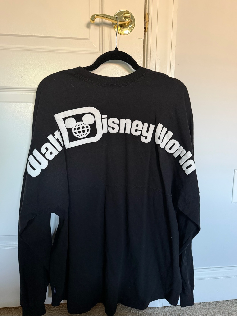 Disney Black Walt Disney World Graphic Long Sleeve Tee